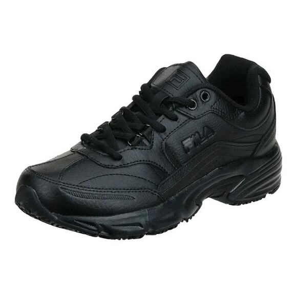 FILA Memory Workshift SR Shoes Mens Size 12 Black Slip Resistant Work Shoe - Picture 1 of 12